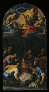 Klanění pastýřů, cca 1600-10 (olej na mědi)